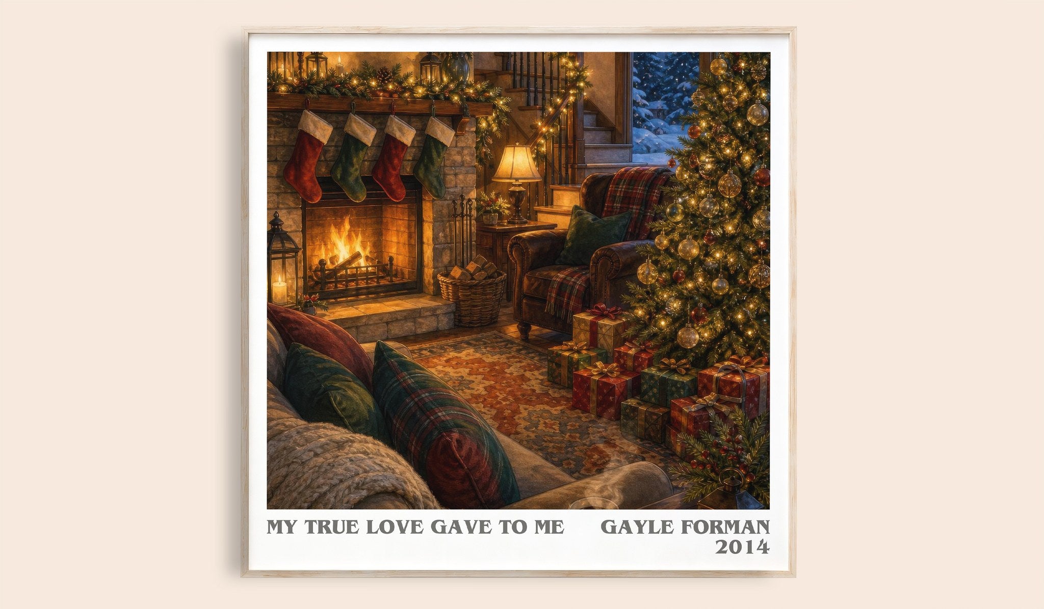 My True Love Gave to Me Literary Art Print by Gayle Forman