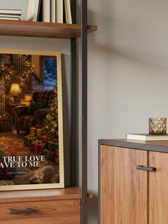 My True Love Gave to Me book watercolour illustration paper finish options – matte satin gloss
