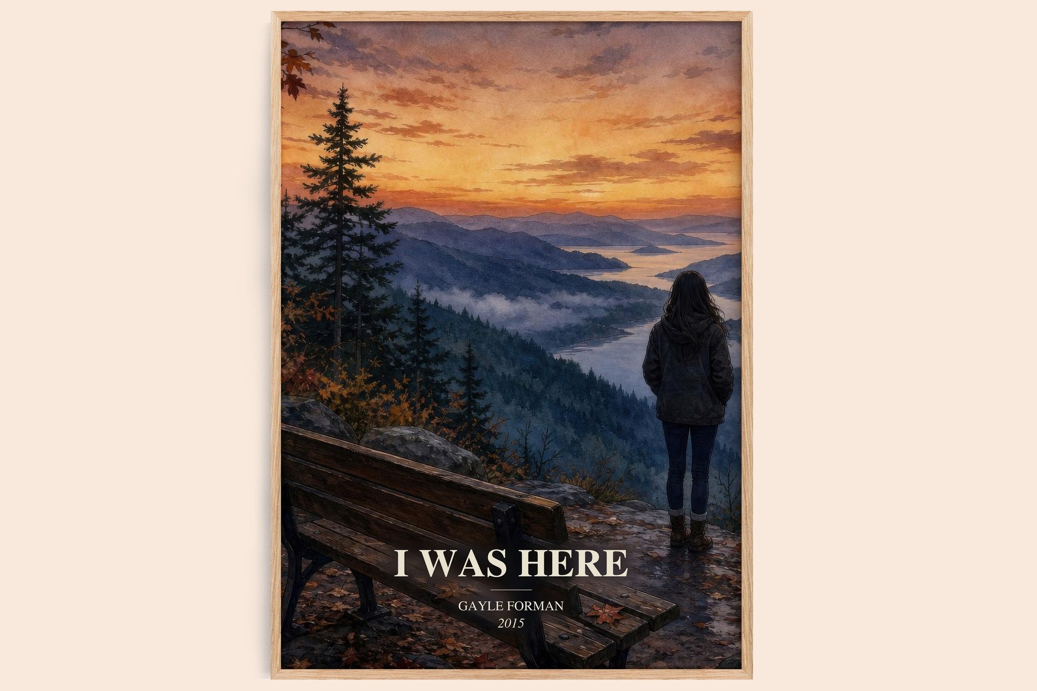 I Was Here Book Watercolour Illustration by Gayle Forman