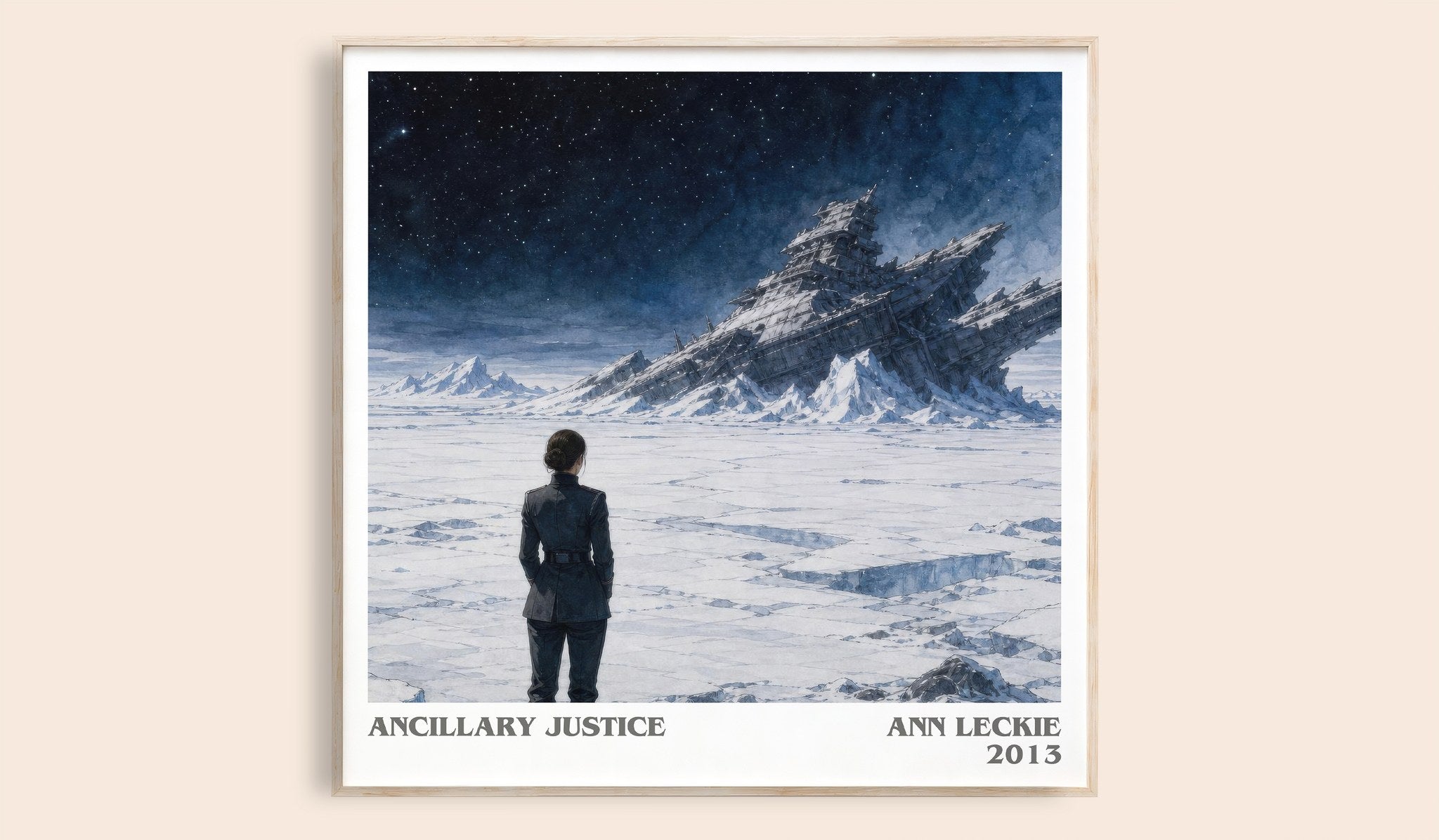 Ancillary Justice Literary Art Print by Ann Leckie