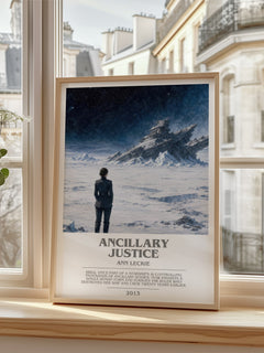 Ancillary Justice bookish poster colour and style options – Ann Leckie book art
