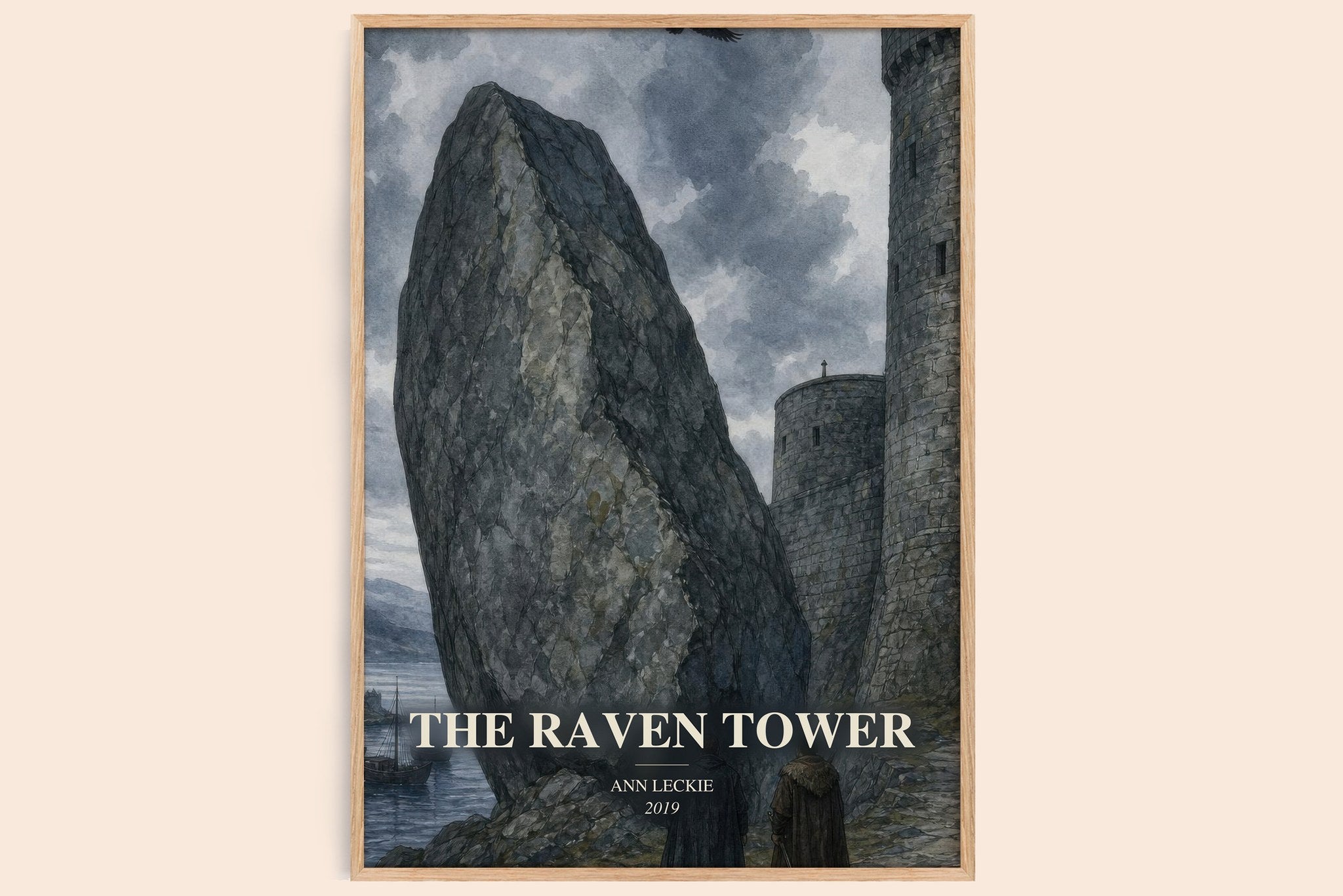 The Raven Tower Book Watercolour Illustration by Ann Leckie