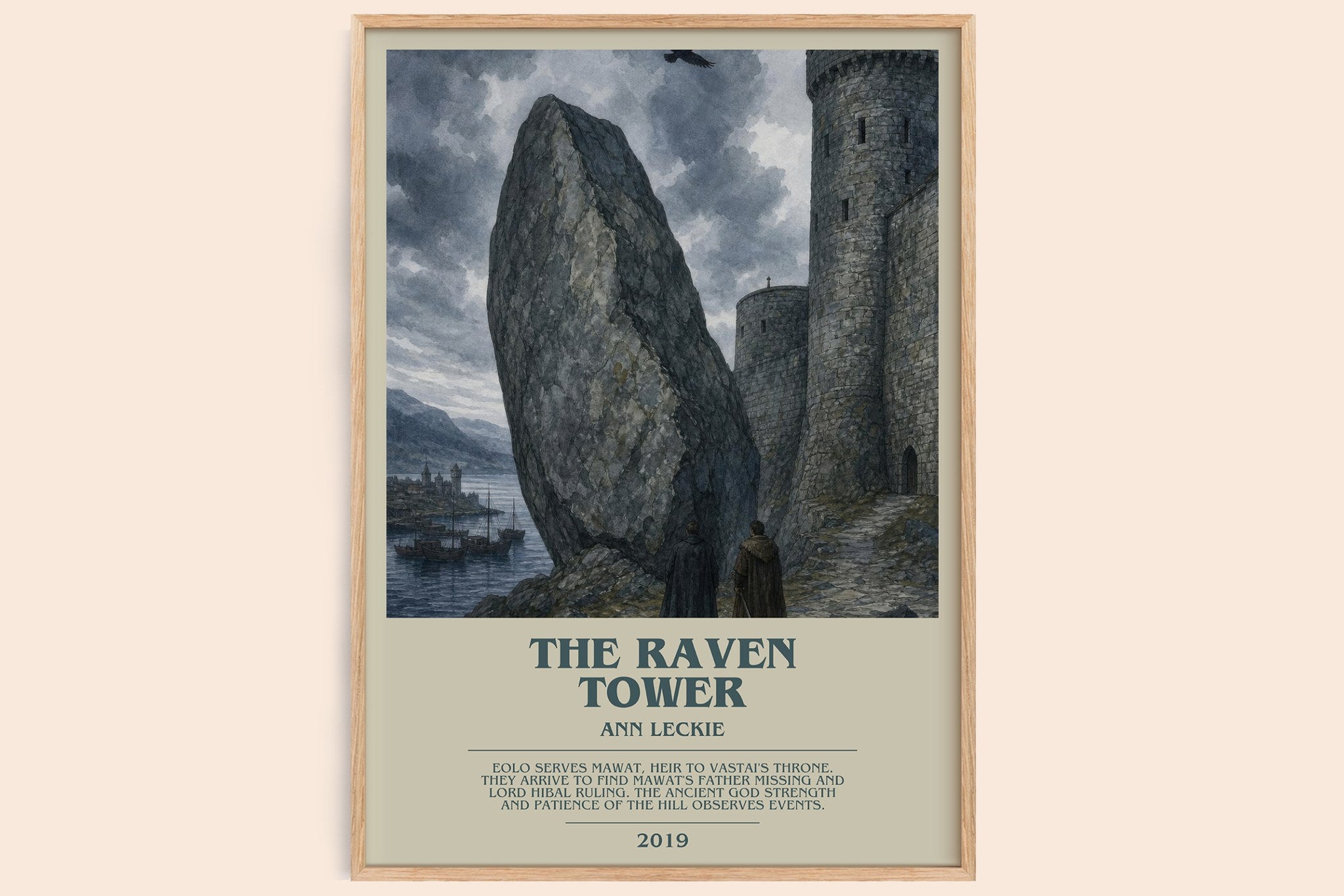The Raven Tower Bookish Wall Art by Ann Leckie