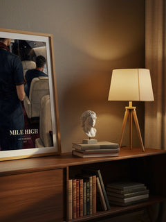 Mile High watercolour print on bookshelf – Liz Tomforde fan gift