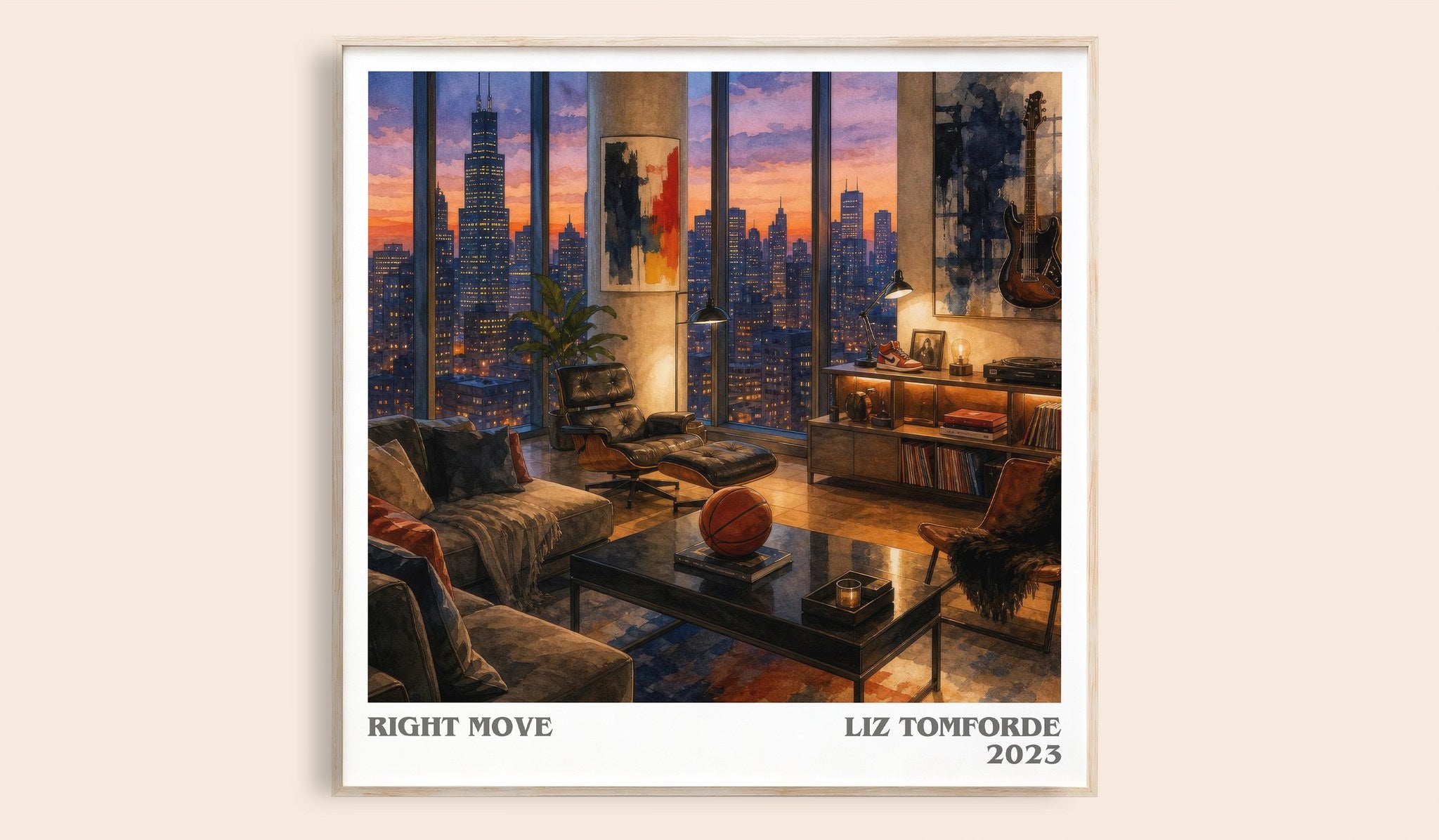 Right Move Literary Art Print by Liz Tomforde