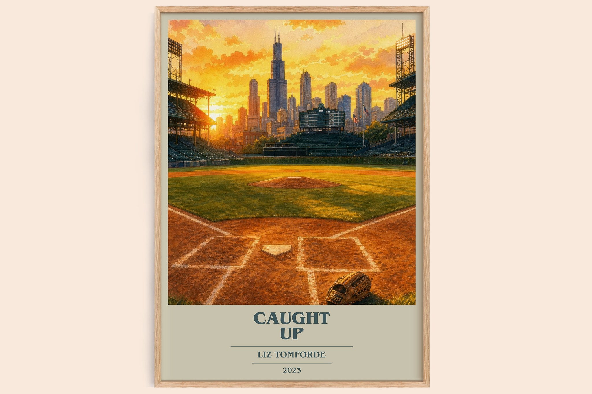 Caught Up Book Cover Poster by Liz Tomforde
