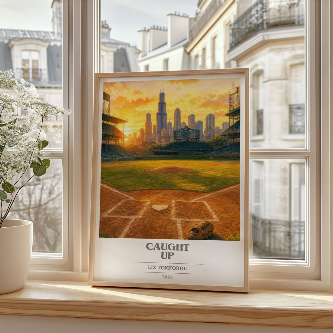 Caught Up book cover poster colour and style options – Liz Tomforde book art