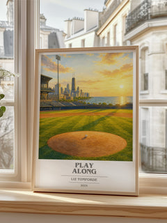 Play Along book cover poster colour and style options – Liz Tomforde book art