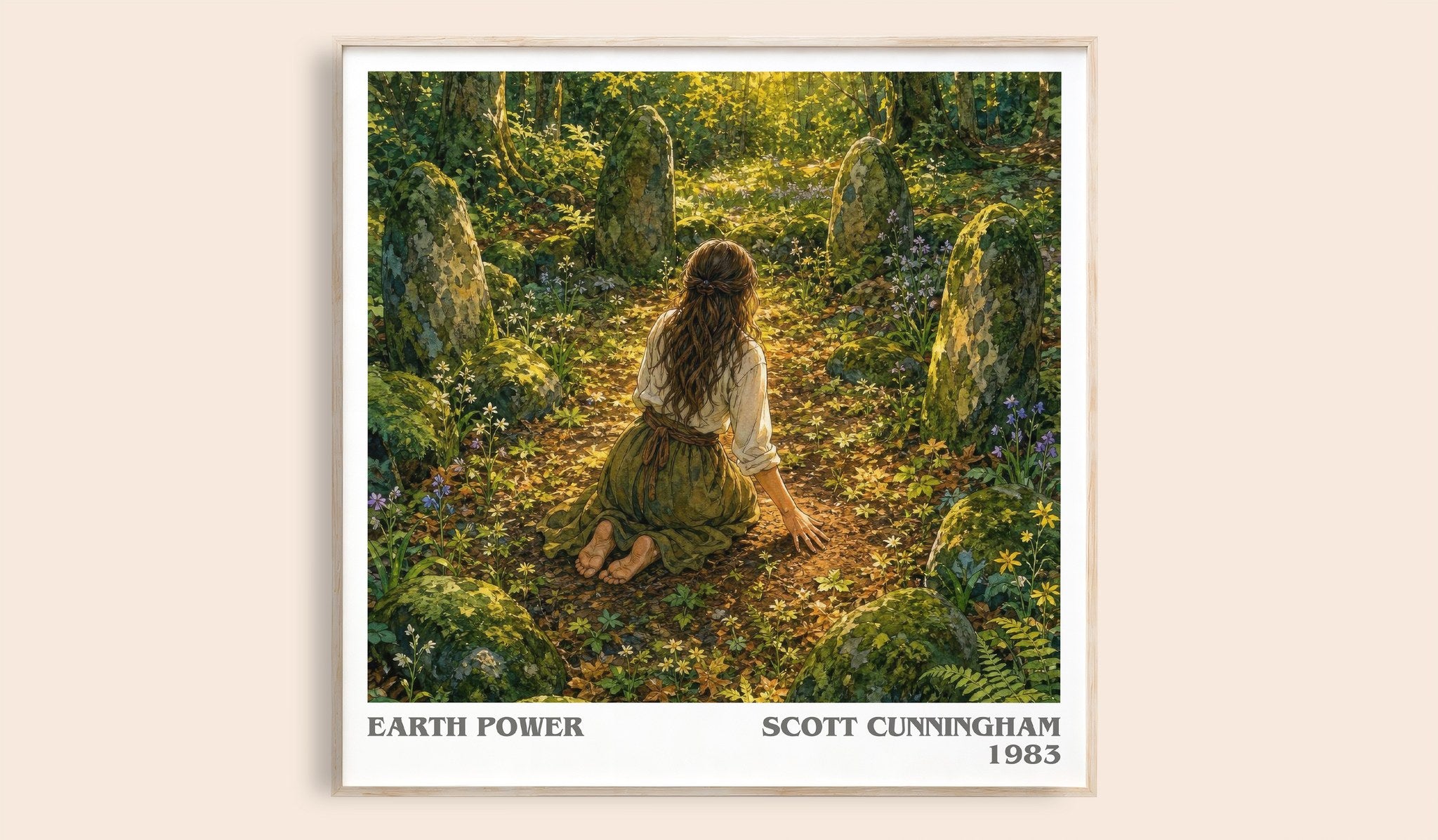 Earth power Literary Art Print by Scott Cunningham
