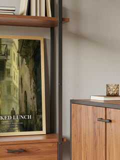 Naked Lunch book watercolour illustration paper finish options – matte satin gloss