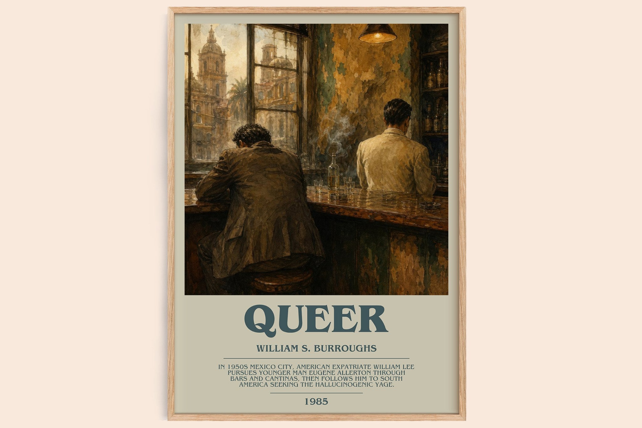 Queer Bookish Wall Art by William S. Burroughs