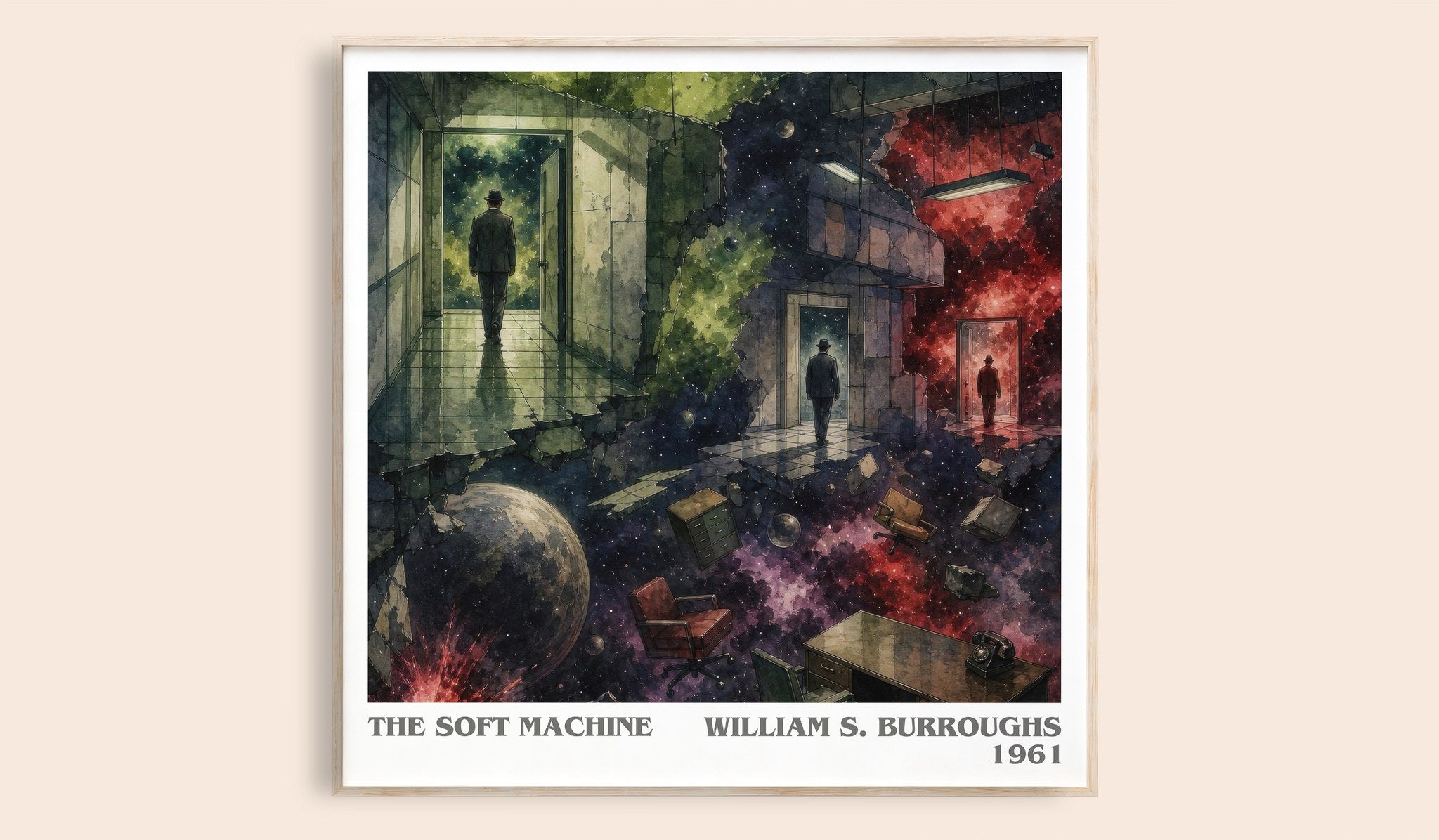 The Soft Machine Literary Art Print by William S. Burroughs