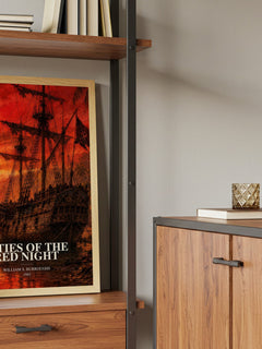 Cities of the Red Night book watercolour illustration paper finish options – matte satin gloss