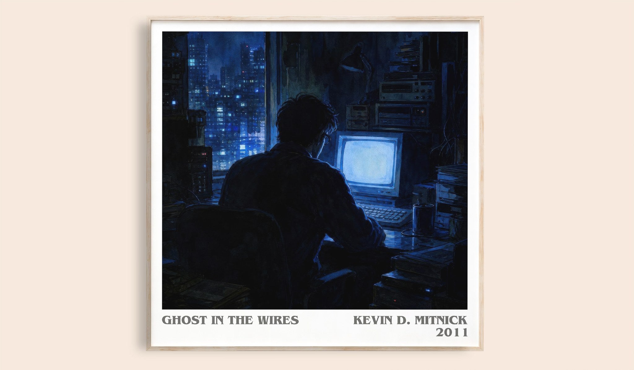 Ghost in the wires Literary Art Print by Kevin D. Mitnick