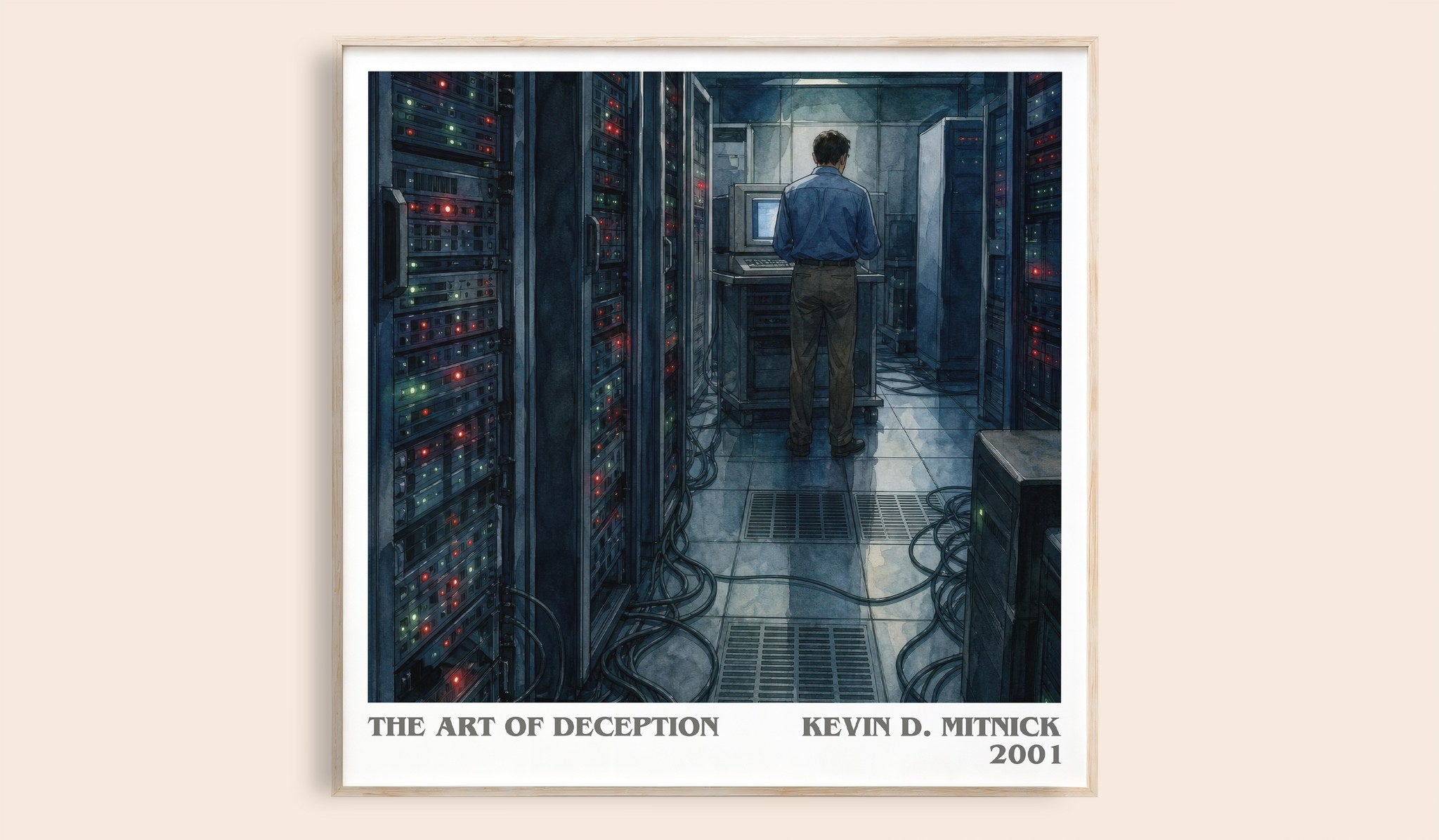 The Art of Deception Literary Art Print by Kevin D. Mitnick