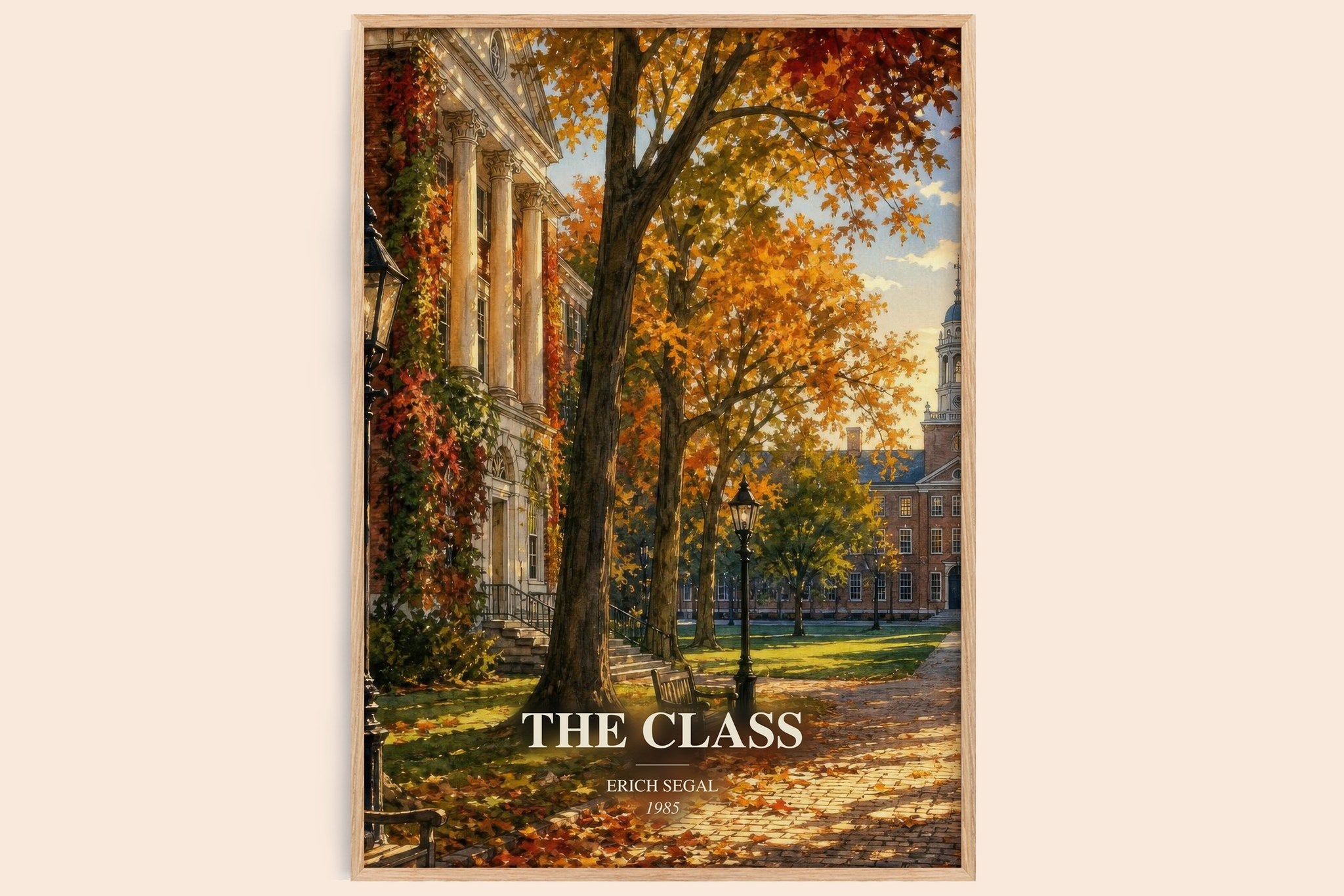 The class Book Watercolour Illustration by Erich Segal