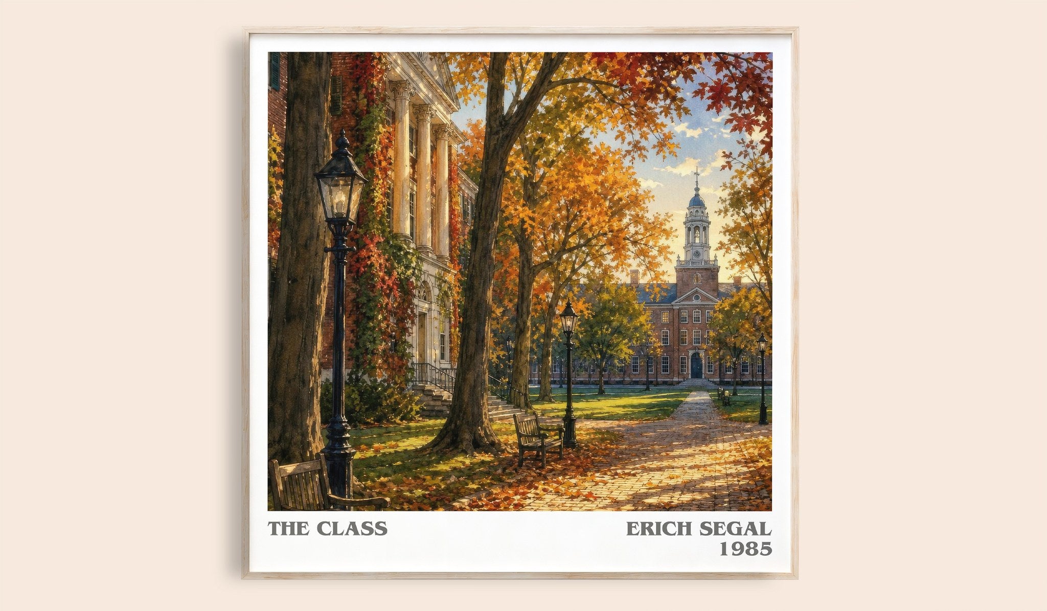 The class Literary Art Print by Erich Segal