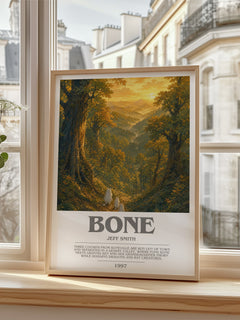 Bone bookish poster colour and style options – Jeff Smith book art