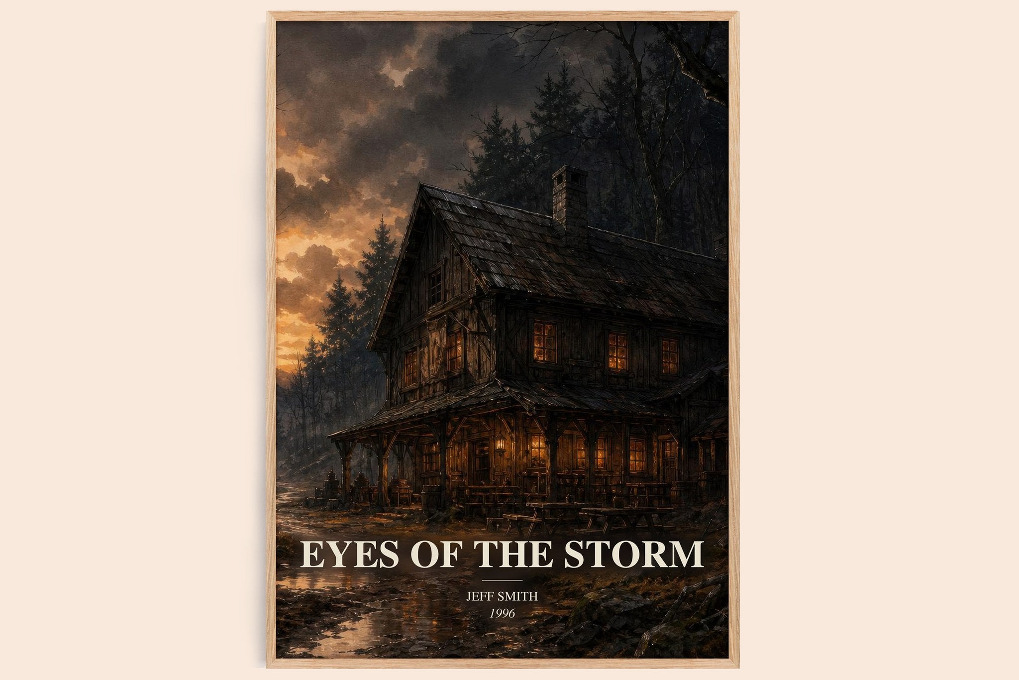 Eyes of the Storm Book Watercolour Illustration by Jeff Smith