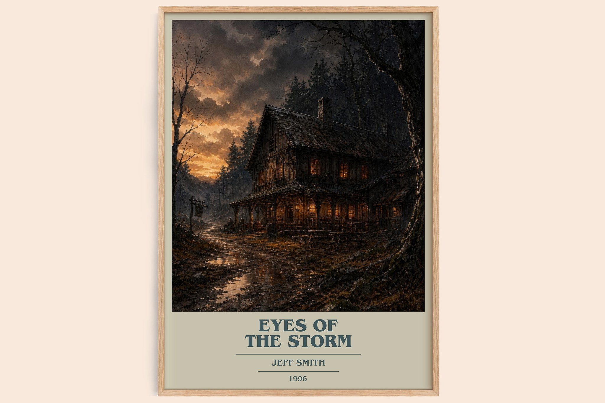 Eyes of the Storm Book Cover Poster by Jeff Smith