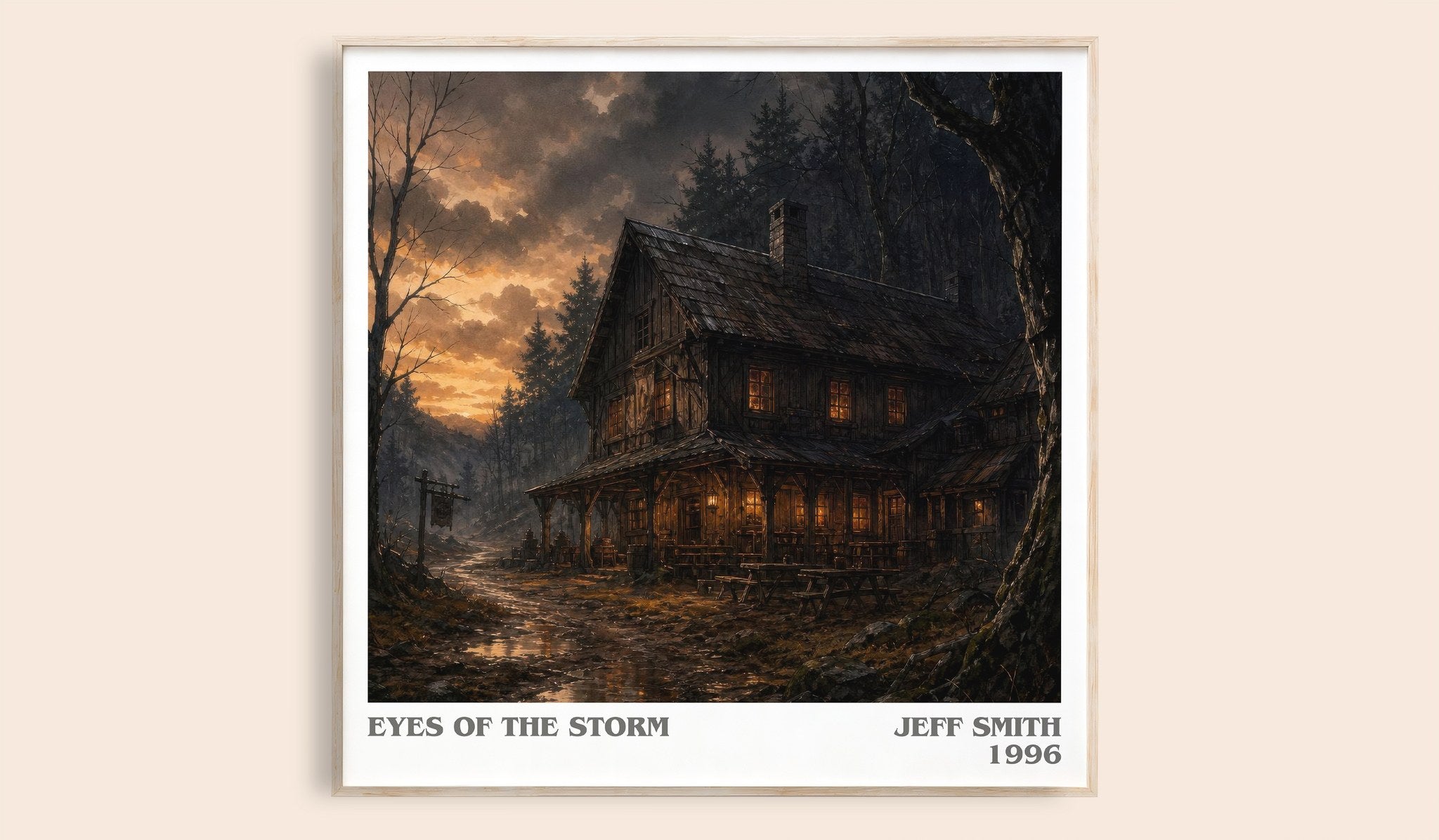 Eyes of the Storm Literary Art Print by Jeff Smith
