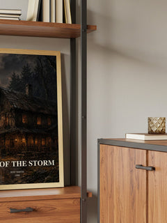 Eyes of the Storm book watercolour illustration paper finish options – matte satin gloss