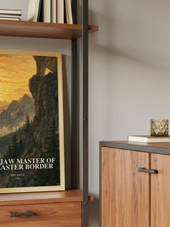 Rock Jaw Master of the Easter Border book watercolour illustration paper finish options – matte satin gloss