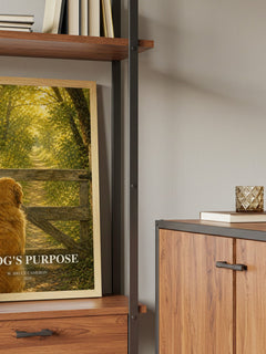 A Dog's Purpose book watercolour illustration paper finish options – matte satin gloss