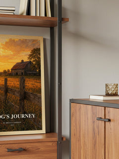 A dog's journey book watercolour illustration paper finish options – matte satin gloss
