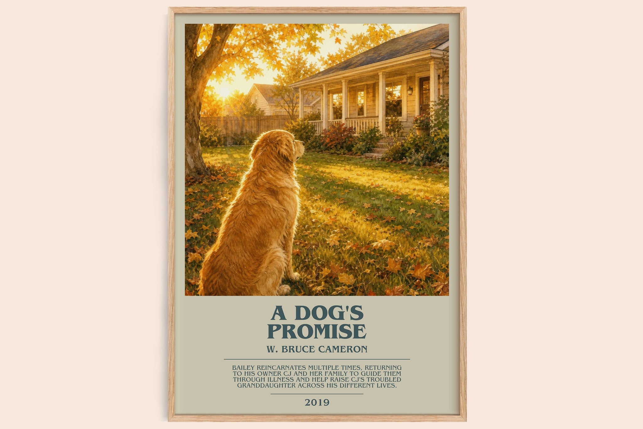 A Dog's Promise Bookish Wall Art by W. Bruce Cameron