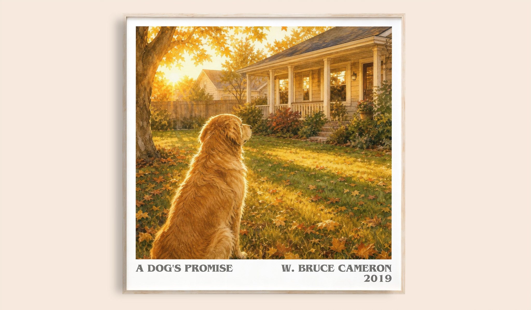 A Dog's Promise Literary Art Print by W. Bruce Cameron