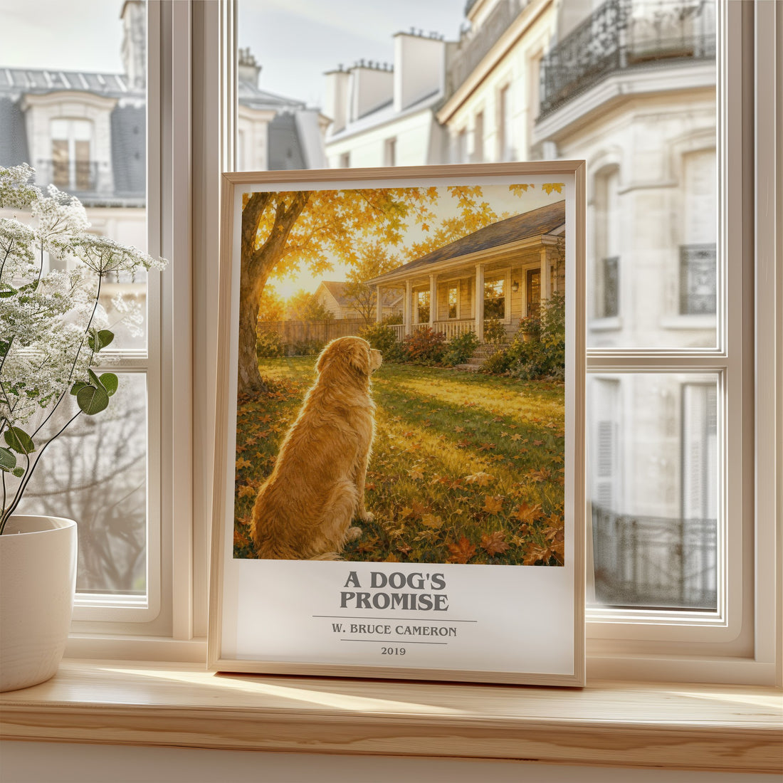 A Dog's Promise book cover poster colour and style options – W. Bruce Cameron book art