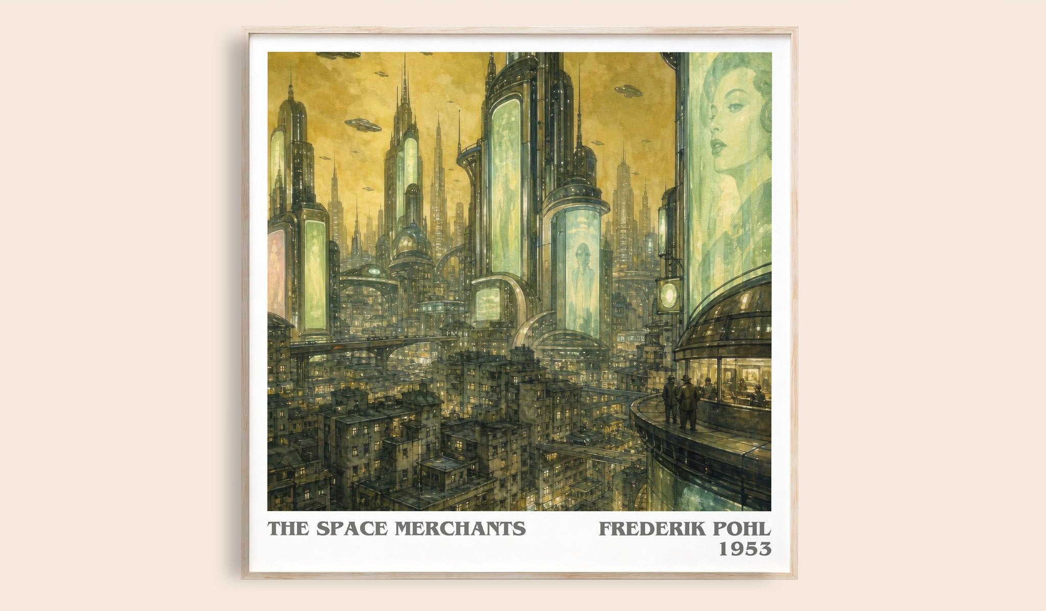 The Space Merchants Literary Art Print by Frederik Pohl