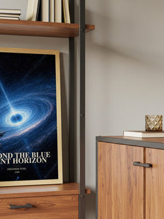 Beyond the Blue Event Horizon book watercolour illustration paper finish options – matte satin gloss