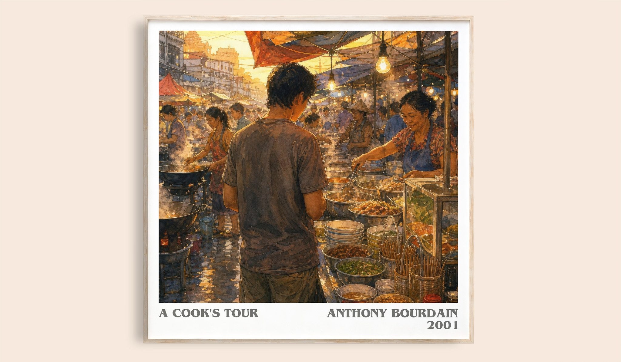 A Cook's Tour Literary Art Print by Anthony Bourdain