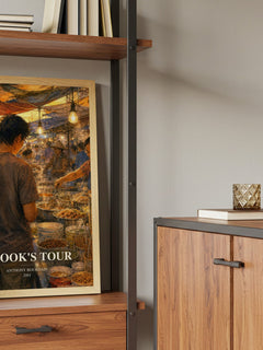 A Cook's Tour book watercolour illustration paper finish options – matte satin gloss