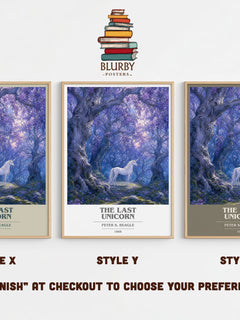 The Last Unicorn Book Cover Poster by Peter S. Beagle – image 4