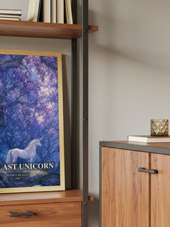 The Last Unicorn book watercolour illustration paper finish options – matte satin gloss
