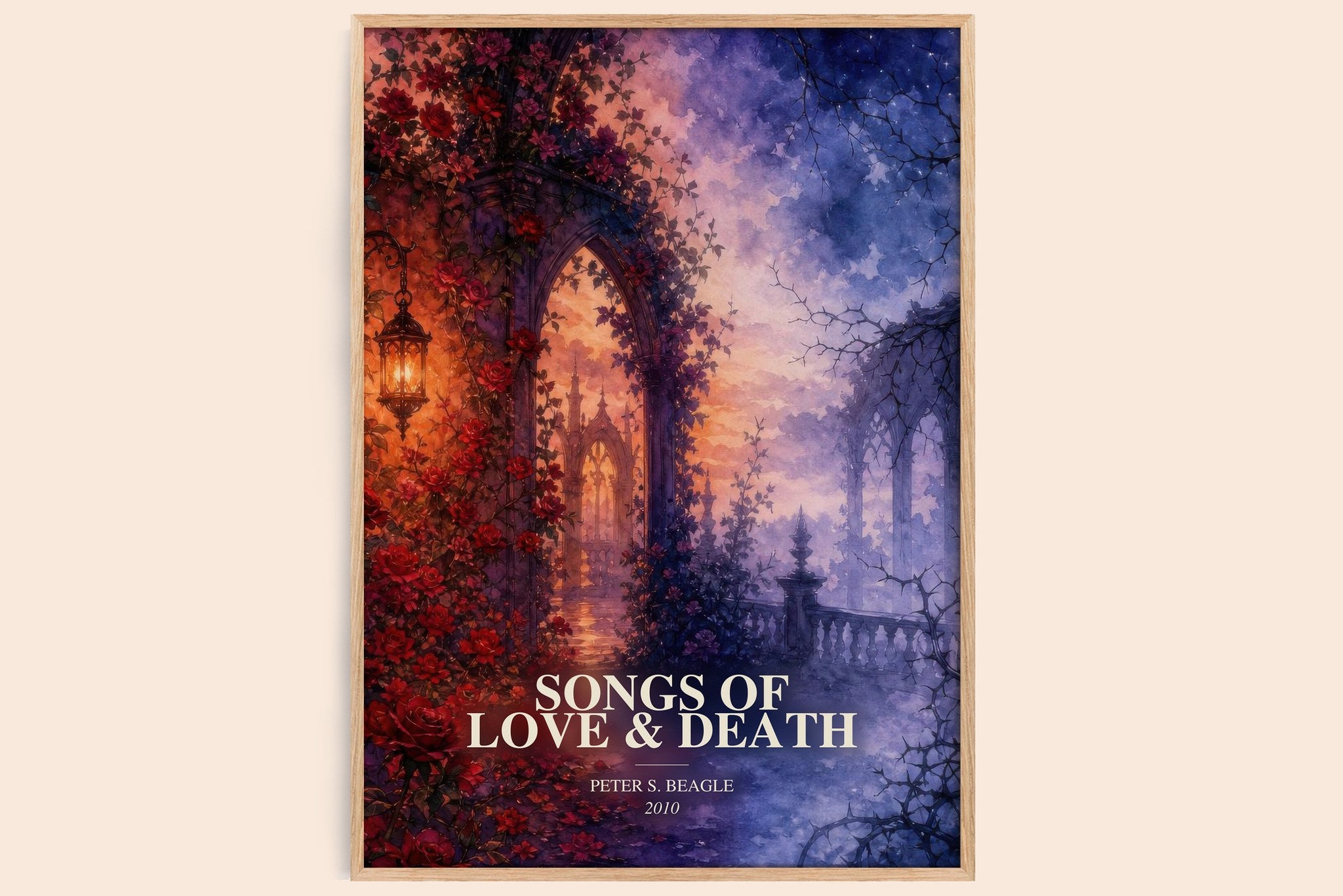 Songs of love & death Book Watercolour Illustration by Peter S. Beagle