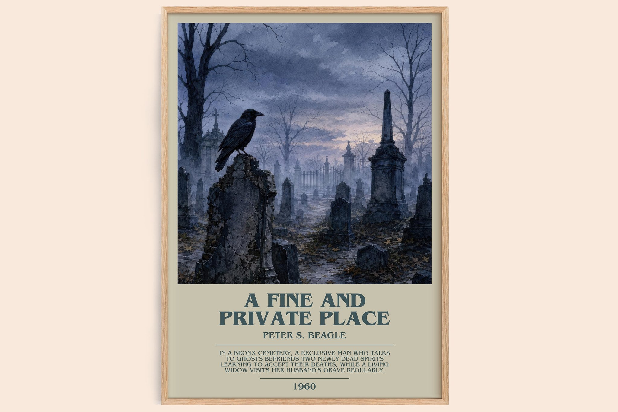 A Fine and Private Place Bookish Wall Art by Peter S. Beagle