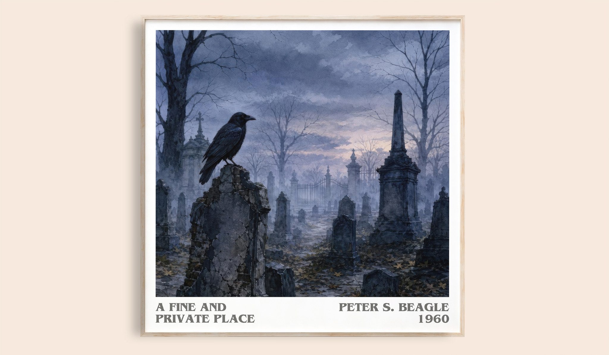 A Fine and Private Place Literary Art Print by Peter S. Beagle