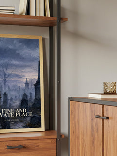 A Fine and Private Place book watercolour illustration paper finish options – matte satin gloss