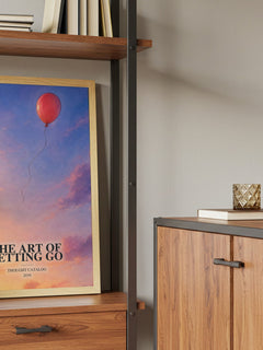 The Art of Letting Go book watercolour illustration paper finish options – matte satin gloss