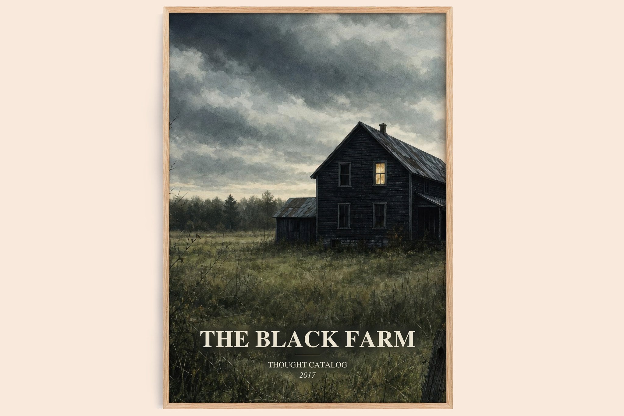 The Black Farm Book Watercolour Illustration by Thought Catalog