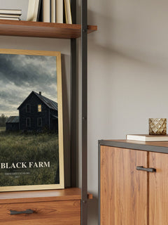 The Black Farm book watercolour illustration paper finish options – matte satin gloss