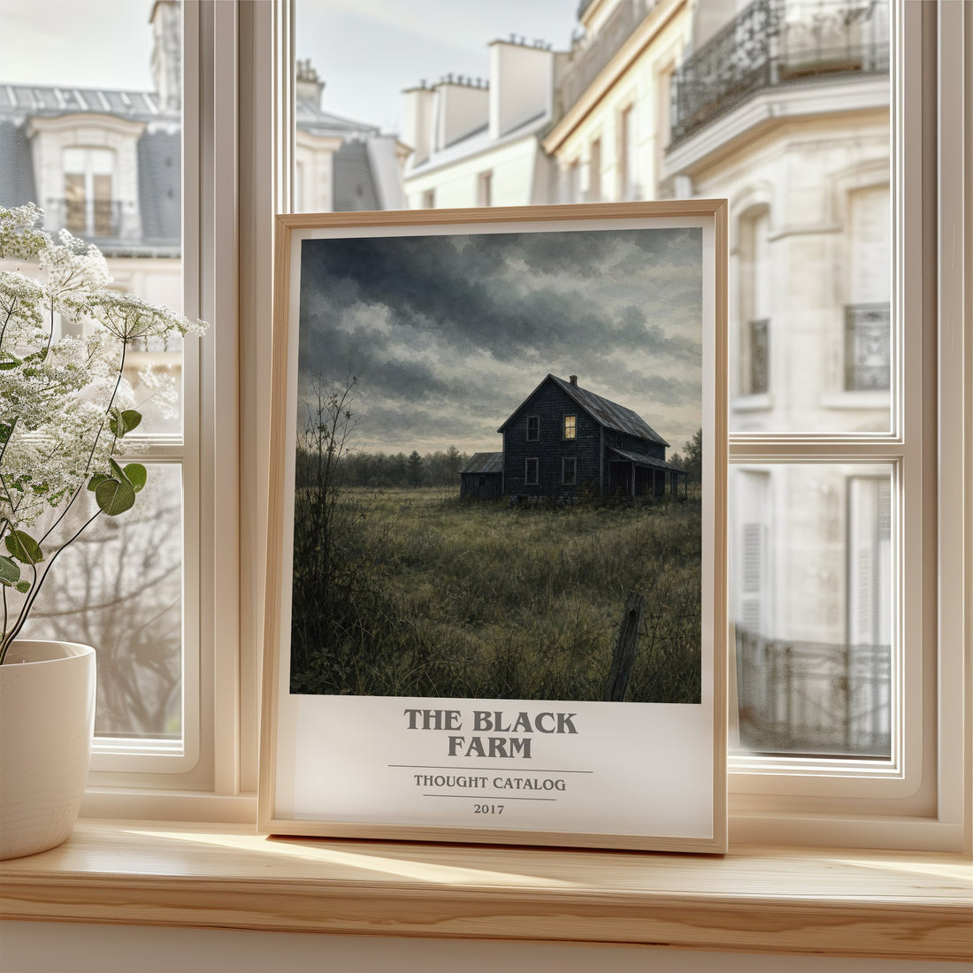 The Black Farm book cover poster colour and style options – Thought Catalog book art
