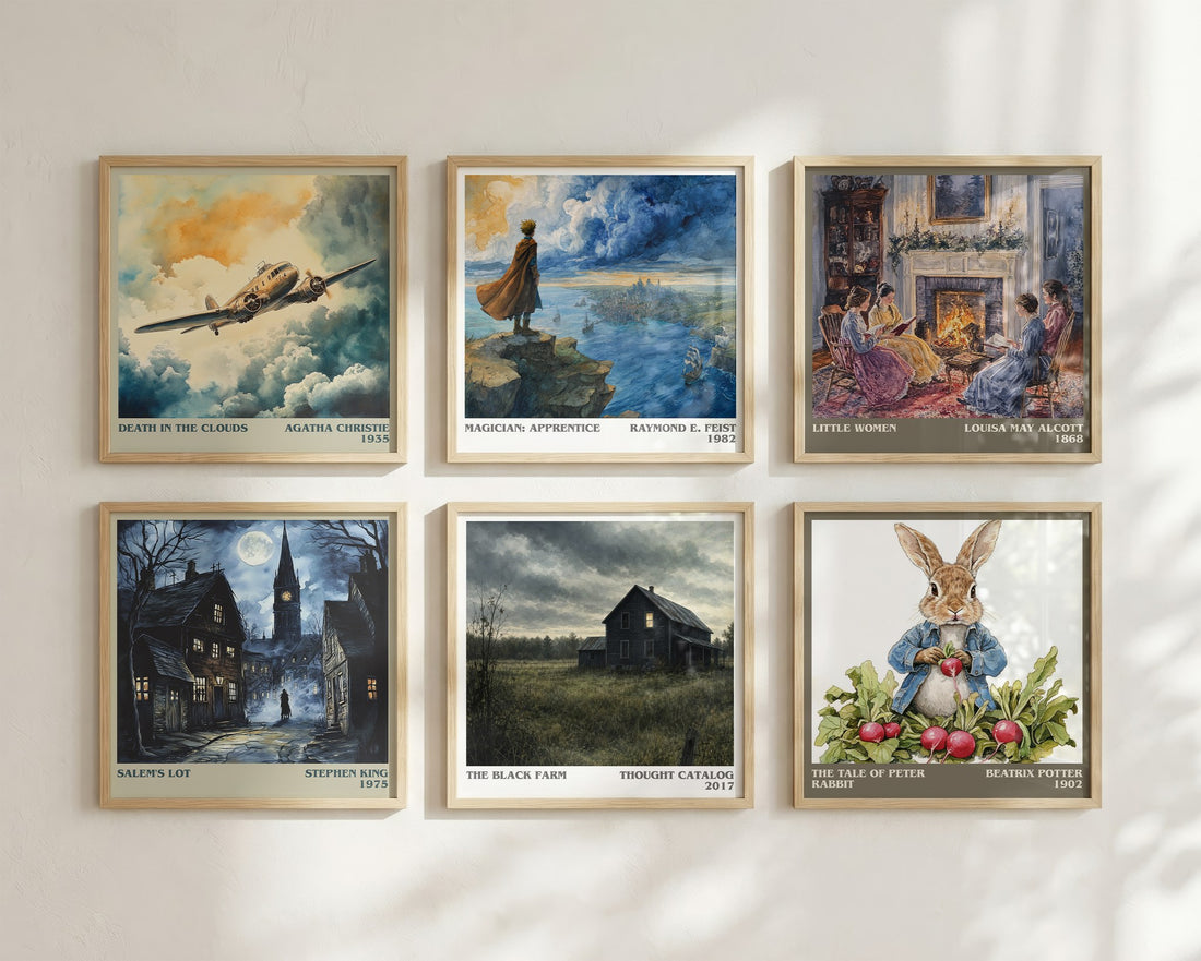 The Black Farm literary art print colour and style options – Thought Catalog book art