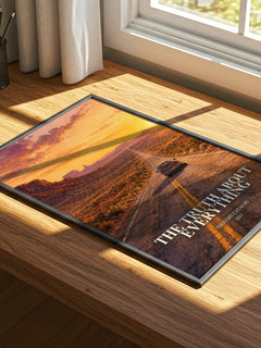 The Truth About Everything watercolour book poster framed on wall – non fiction wall art