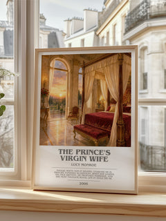 The Prince's Virgin Wife bookish poster colour and style options – Lucy Monroe book art