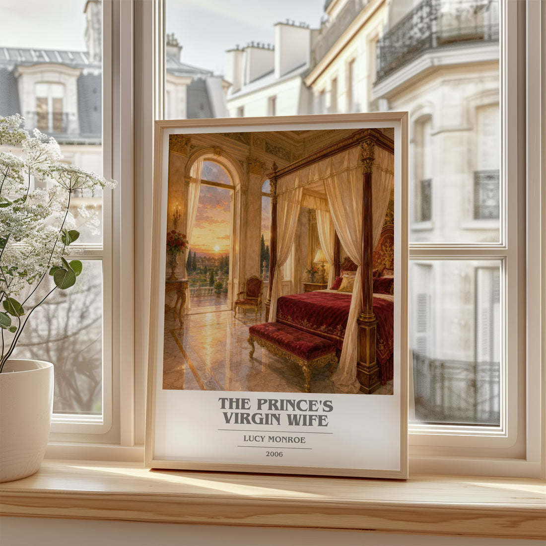 The Prince's Virgin Wife book cover poster colour and style options – Lucy Monroe book art